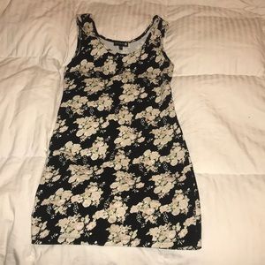 Black floral Cotton On dress